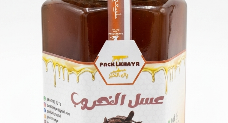 عسل الخروب الطبيعي 100%