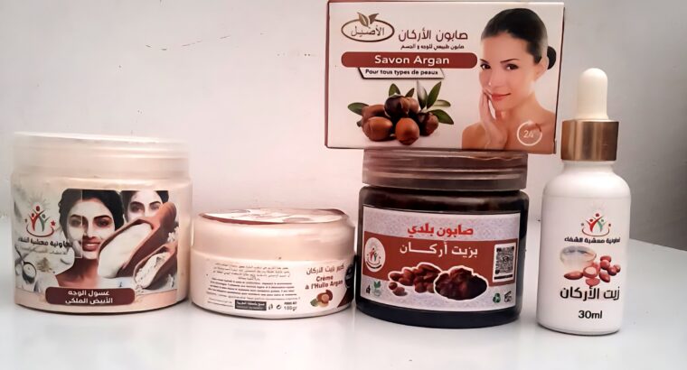 مجموعة الأركان الذهبية – سر الجمال المغربي الأصيل للعناية المتكاملة ✨
